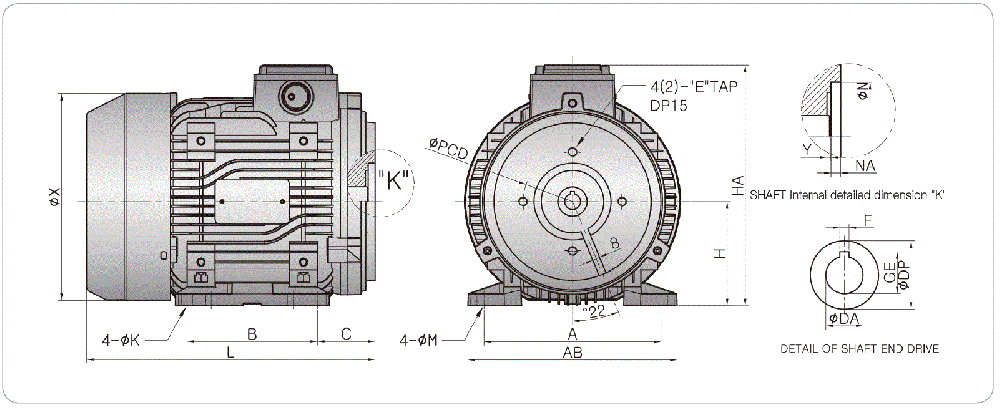 B34 Horizontal Hydraulic Motor