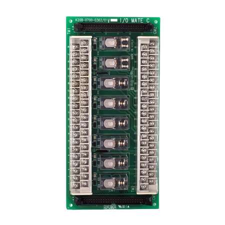 I/O Module Type C 731K20B07000362 front view showing detailed circuit layout and connections.