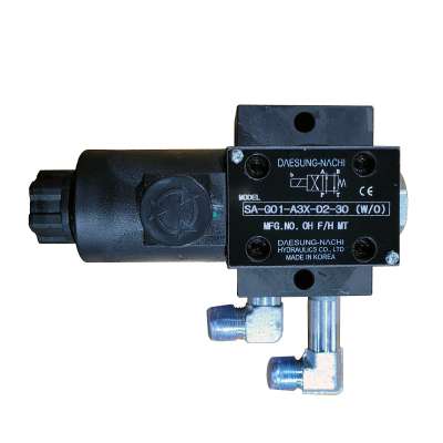 Modular valve Valve assy 003 (Tool Post), front view showing connections and labels